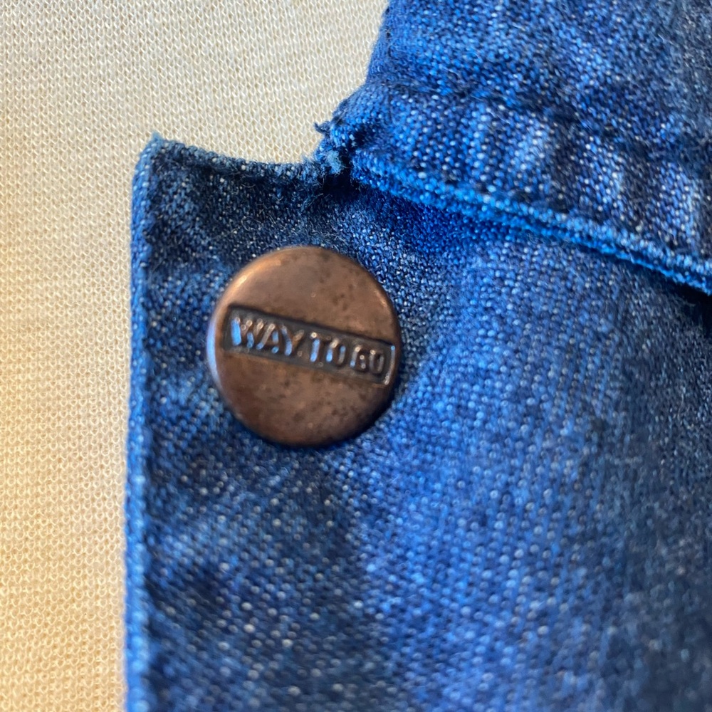 Vintage Farm Animals Embroidered Denim Oversized Jacket - Picture 7 of 8